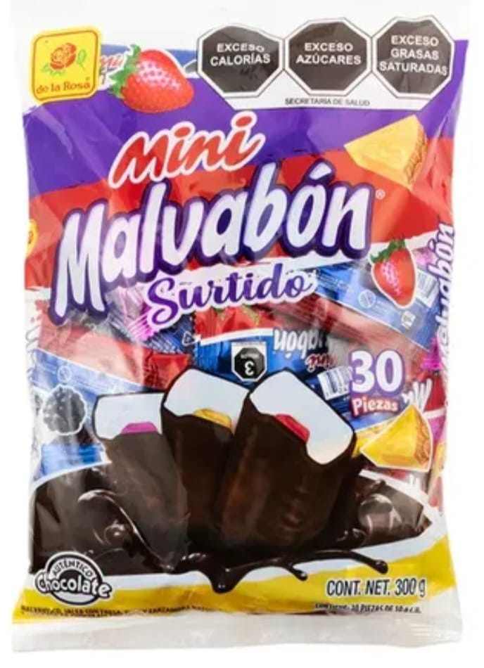 MINI MALVABÓN SURTIDO. 30 PIEZAS
