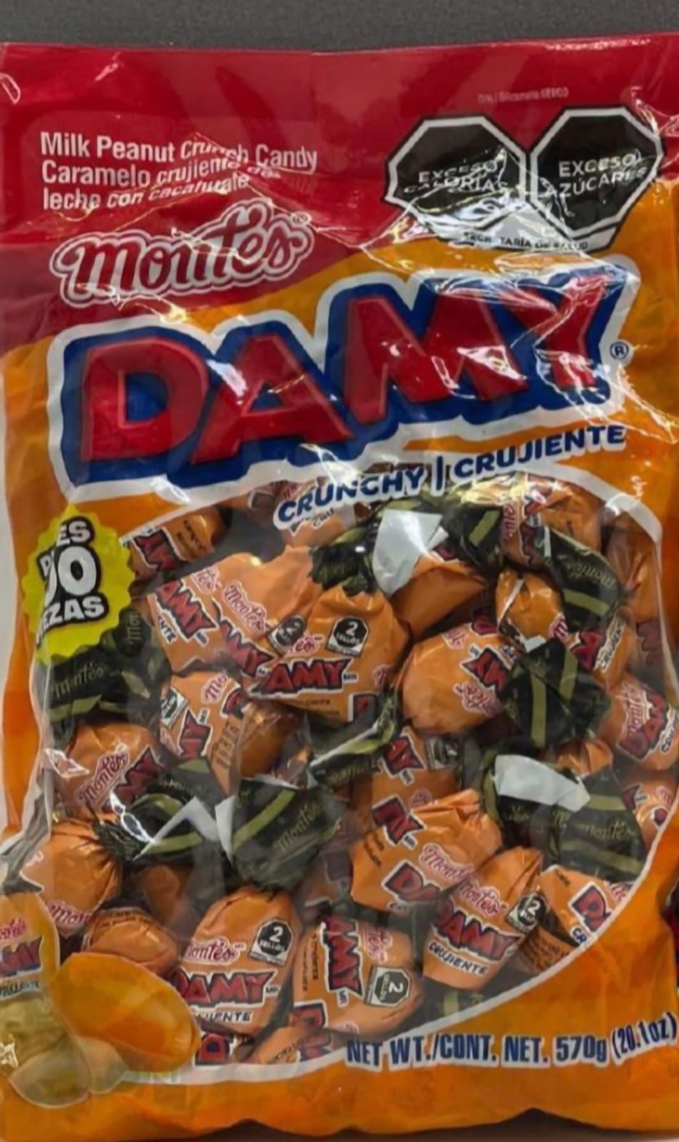 DAMY. CRUNCHY/CRUJIENTE . MARCA MONTES