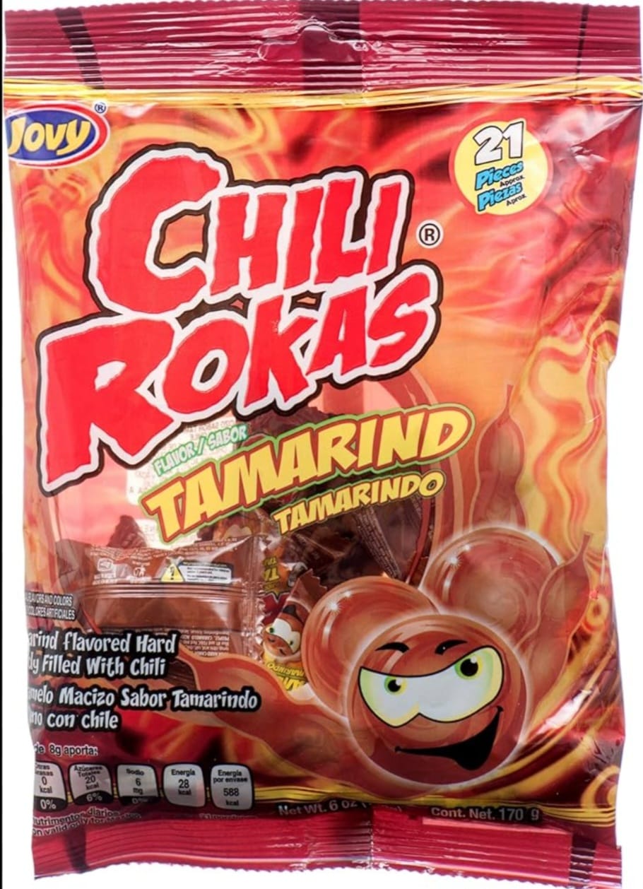 CHILIROKAS TAMARINDO. 21 PIEZAS