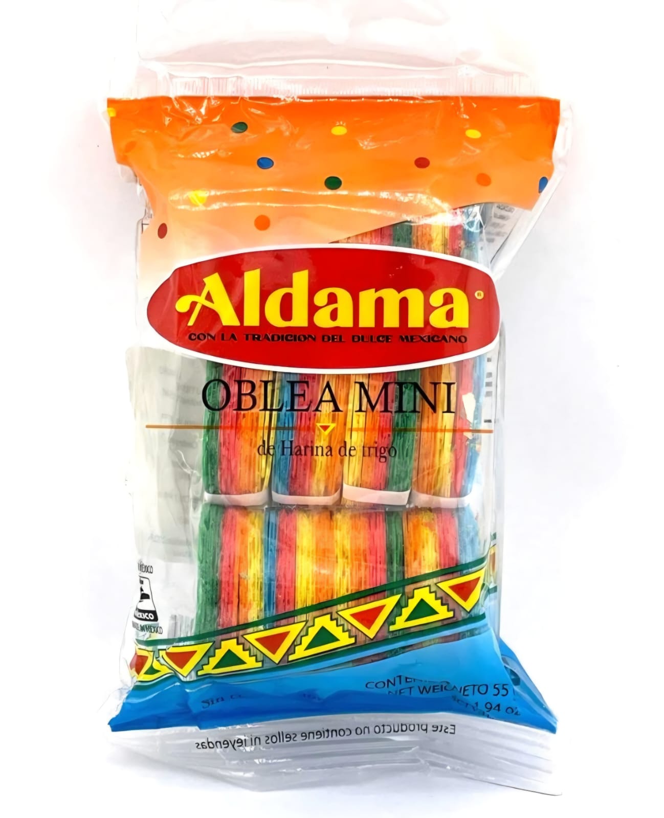 OBLEA MINI. ARCOIRIS. MARCA ALDAMA