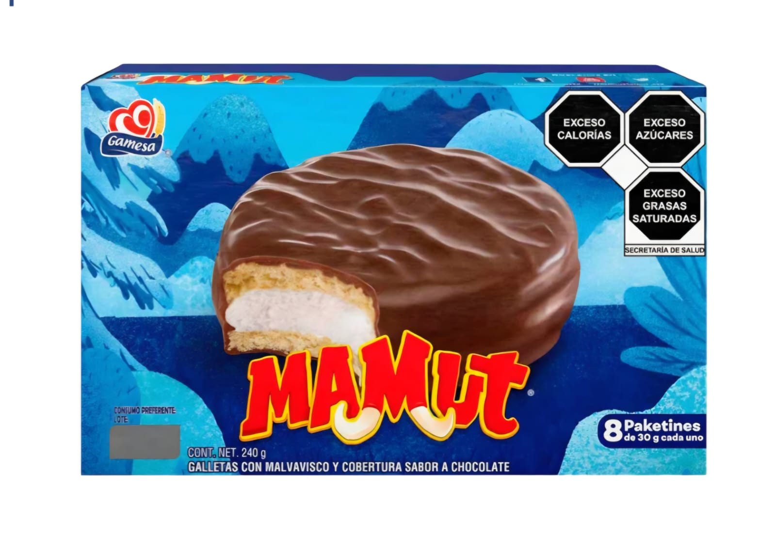 MAMUT . 8 PAKETINES 30 GRS C/U