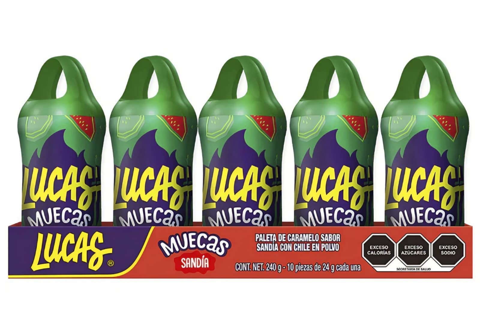 LUCAS MUECAS SANDIA. 10 UNIDADES