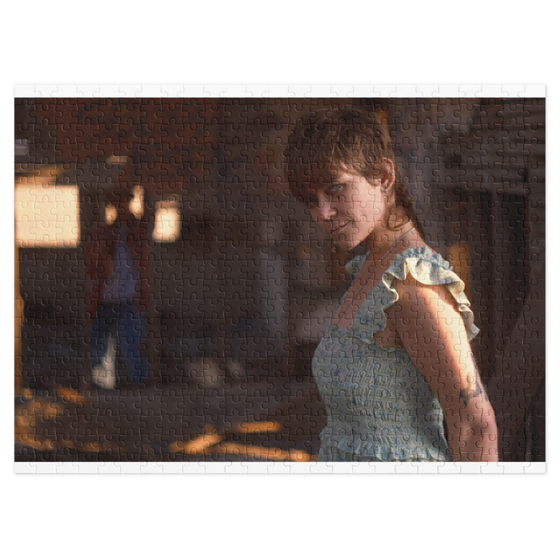 Schoolhouse Puzzle with Tin