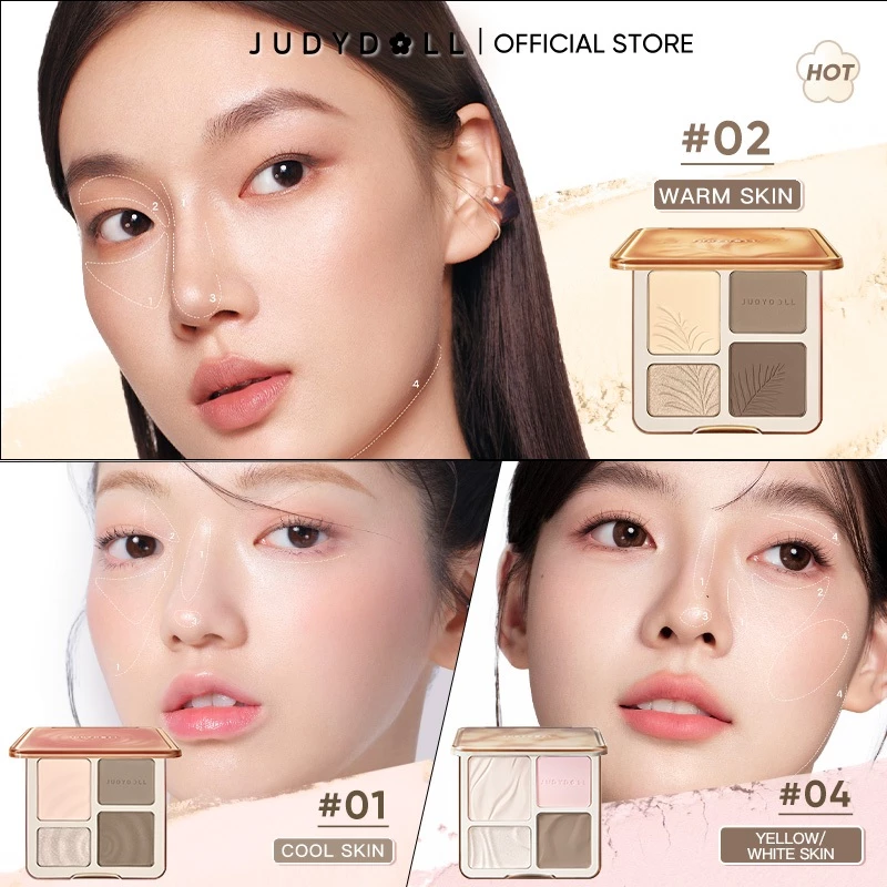 Judydoll Highlight & Contour Palette