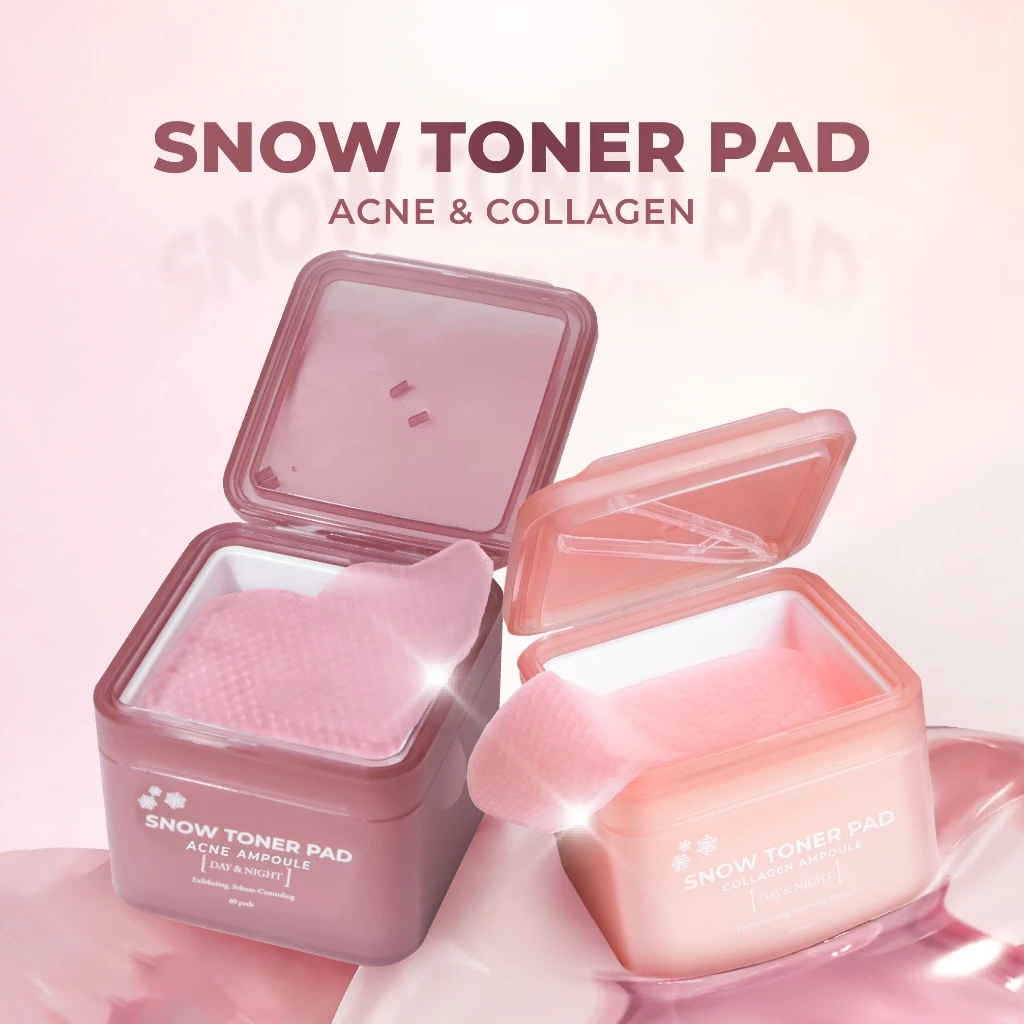 SNOW TONER PAD ACNE & COLLAGEN