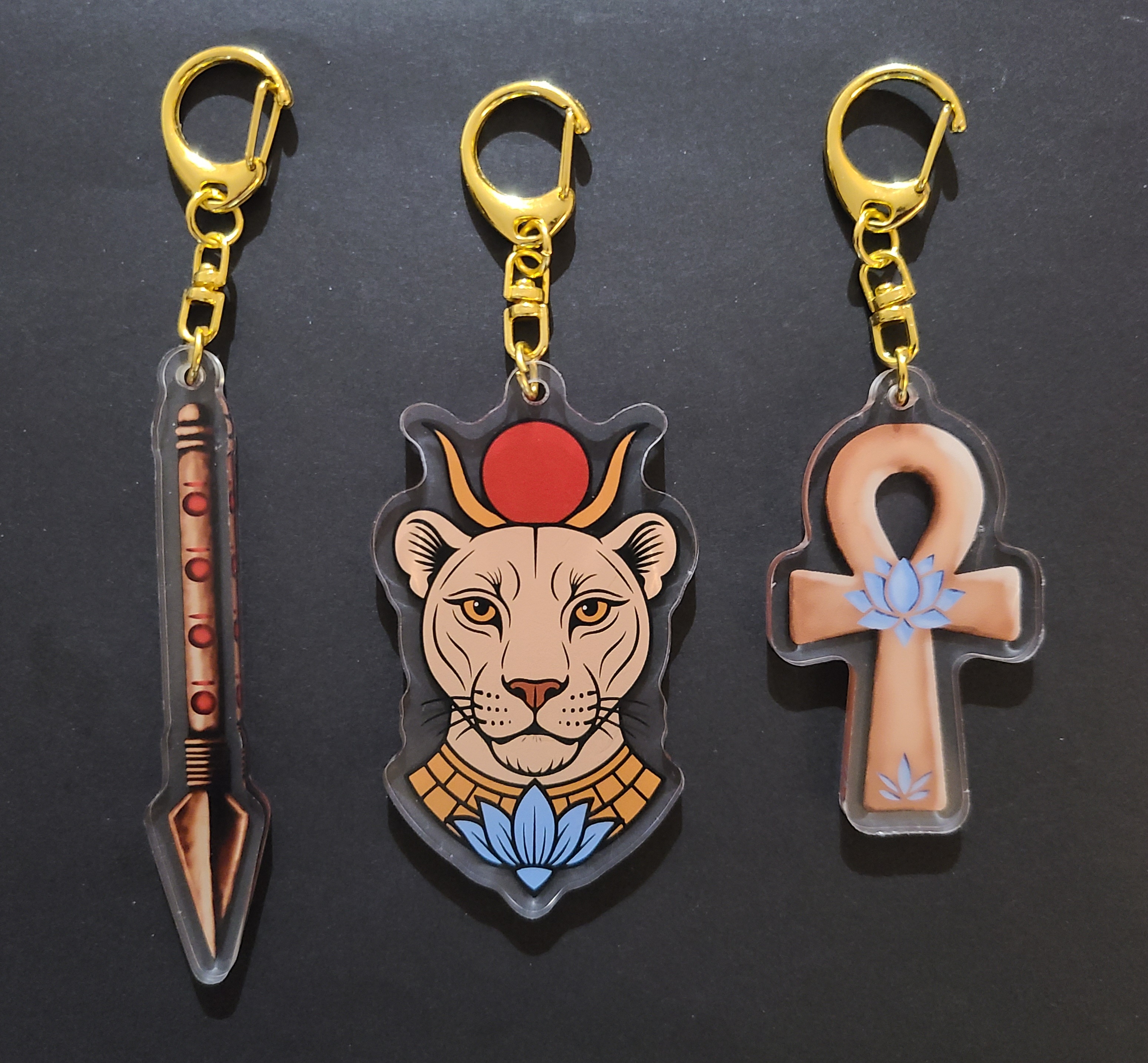 The Soul of Sekhmet acrylic charms