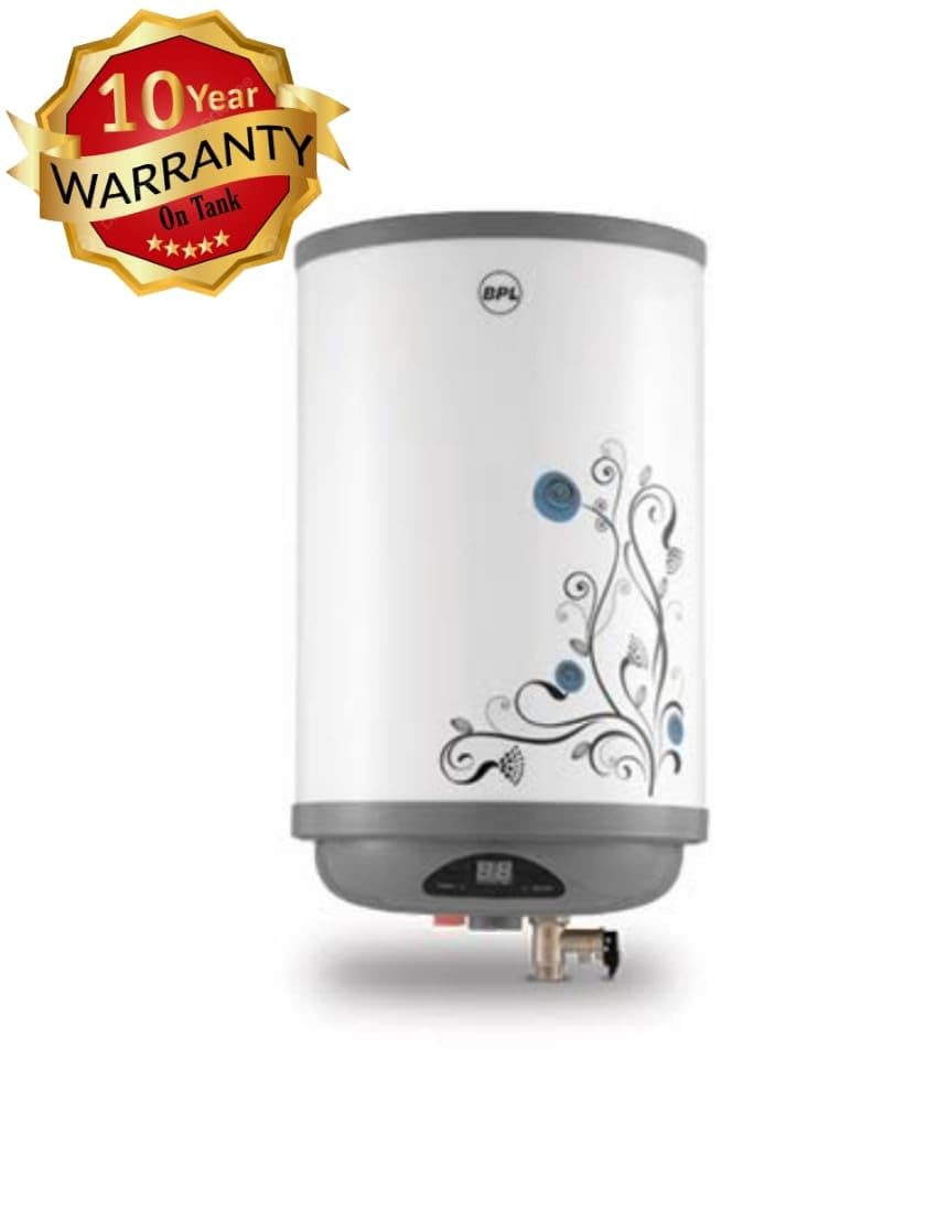 BPL 15L (BSWHABS15L2KW5S) Storage Water Geyser Digital Display Glass line Coated Tank Temperature Control ABS Body Advanced 4 Level Safety, 10 years tank & 5 years product warranty Water Heater