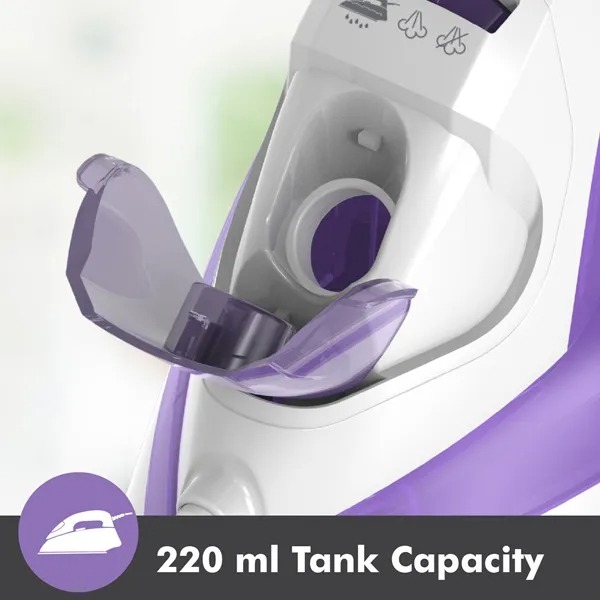 Havells Stella Steam Iron 2000 W Purple GHGSIEIU200
