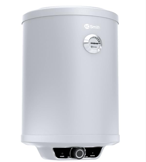 AO Smith Elegance Prime 25Ltr 5 Star Equipped With Blue Diamond Glass Lined Wall Tank, Elegance Prime Water Heaters Deliver High Performance.
