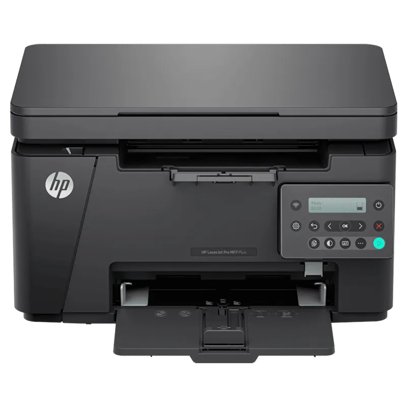 HP M126nw Plus Multi Function Wi-Fi Monochrome Laser Printer (2 LEDs, Black)
