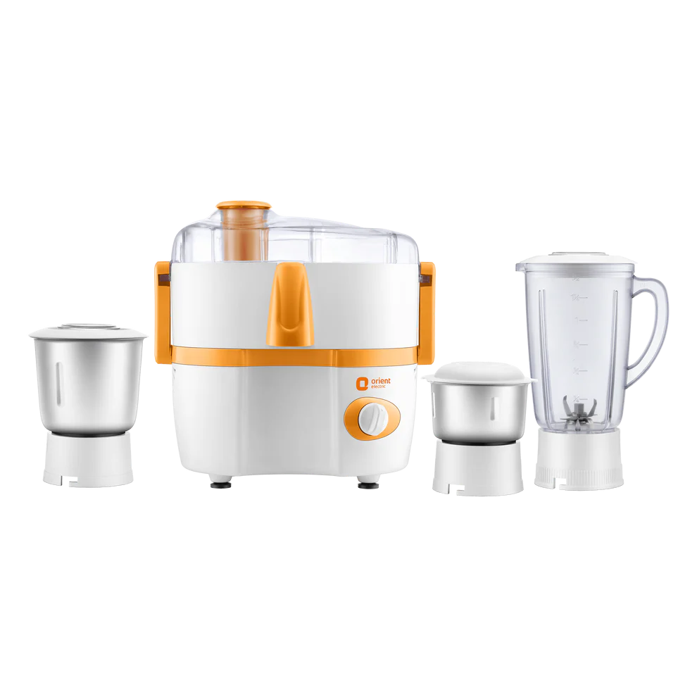 Orient Aisha Plus 3 Jar Juicer Mixer Grinder 450W White