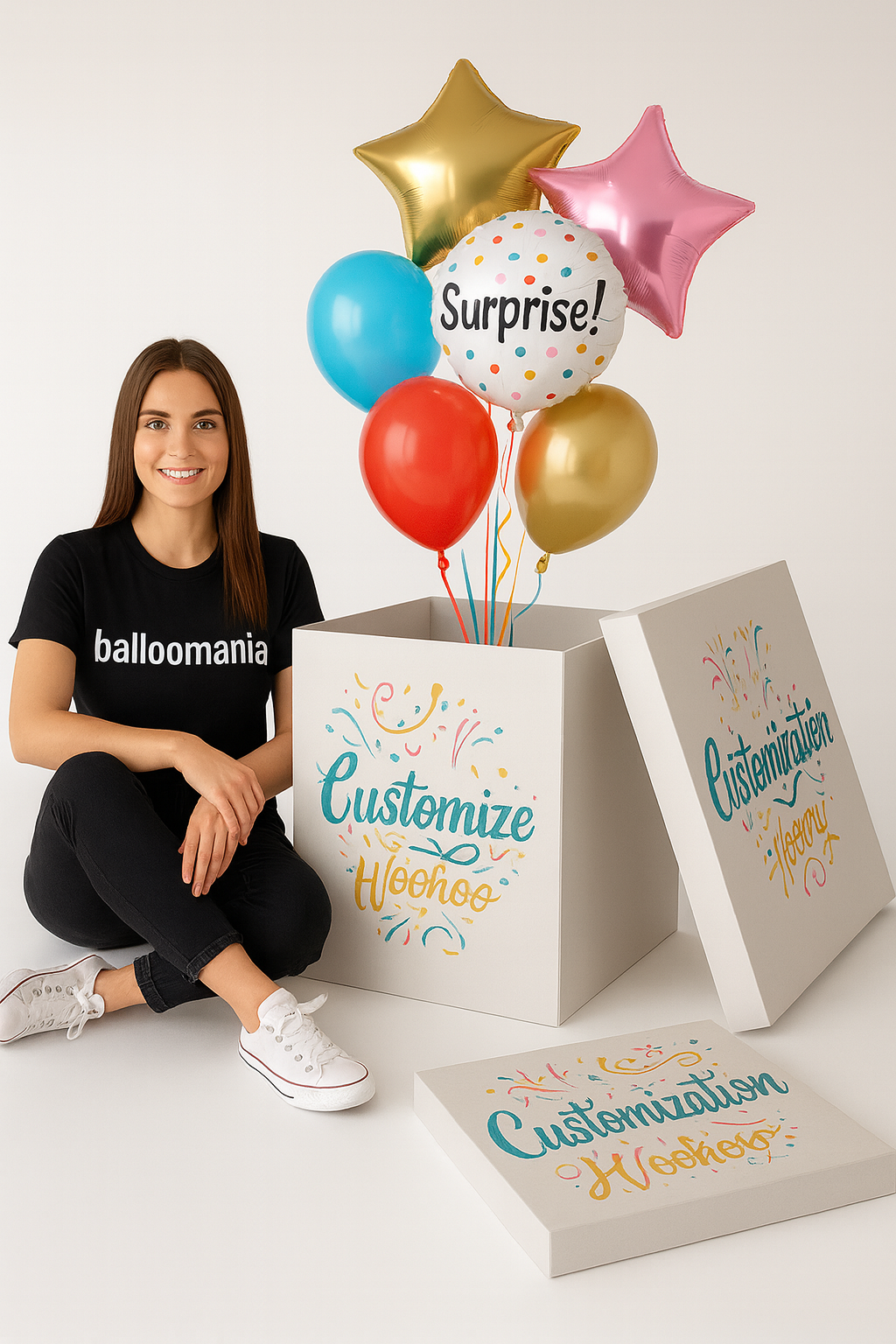 π Surprise Box 28" for Balloons β Premium Gift Box for Any Celebration | Balloomania