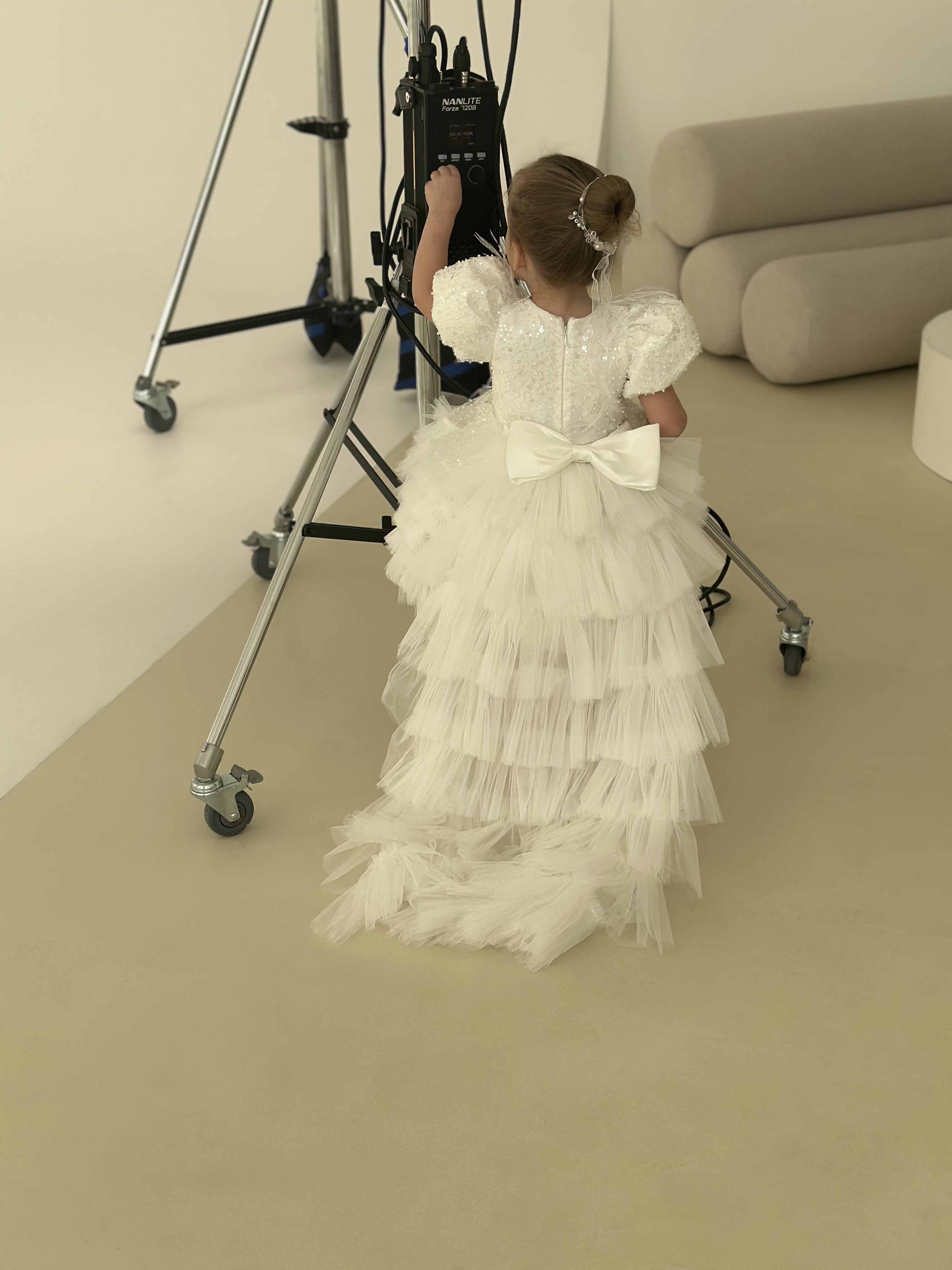 Angelique suknelė su nuimamu šleifu 