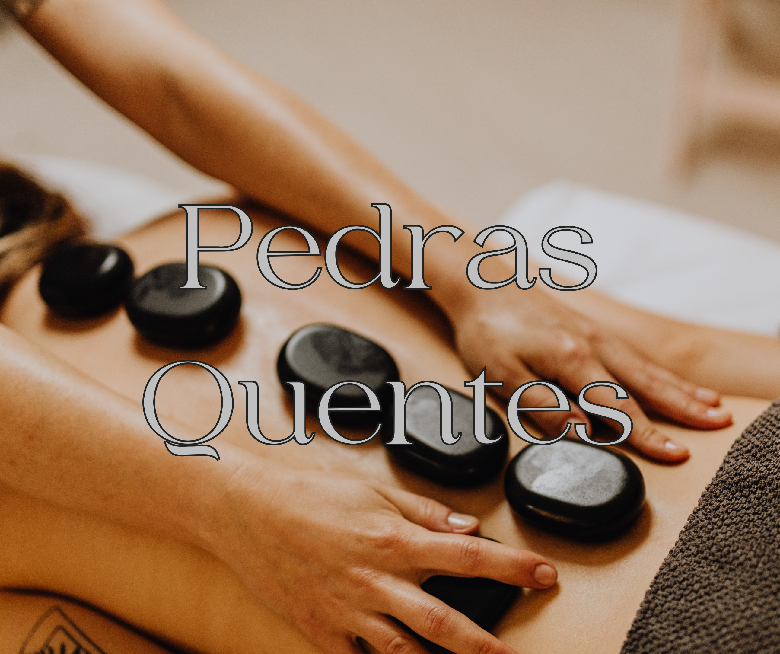 Massagem com pedras quentes