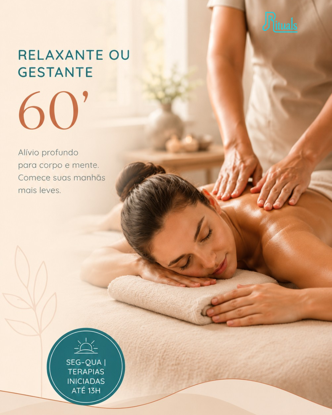 Manhãs de Bem-Estar: Relaxante ou Gestante 60´