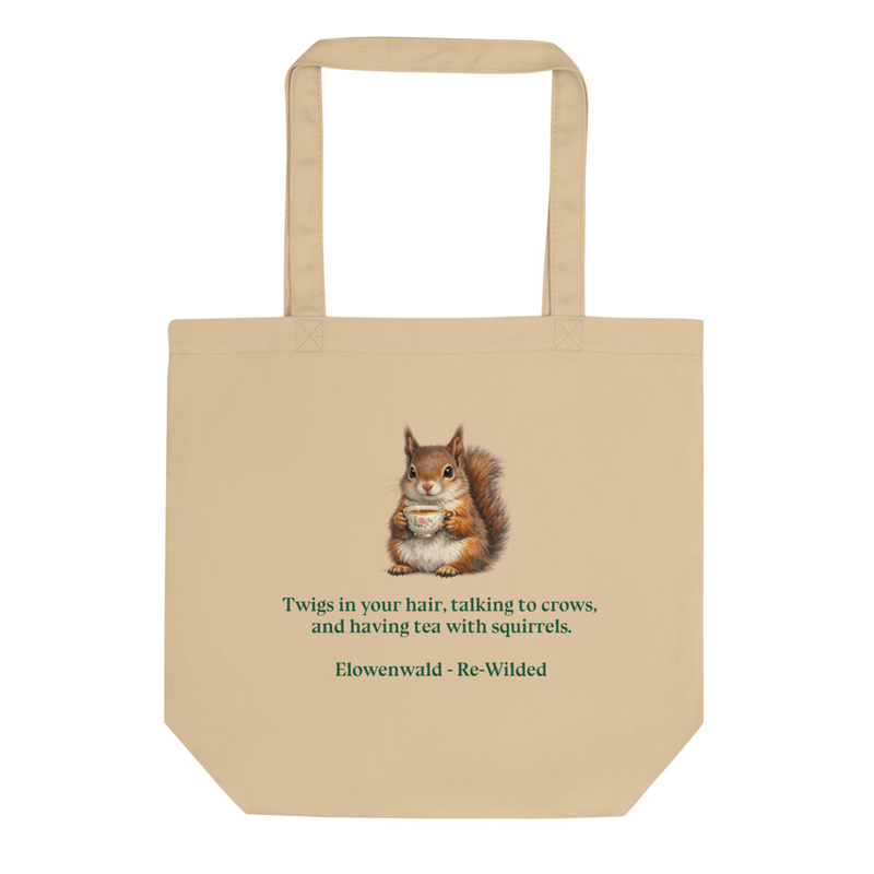 Elowenwald Tea with Squirrels - Eco Tote Bag