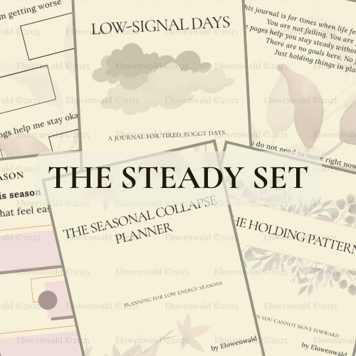 THE STEADY SET Journaling Bundle A4