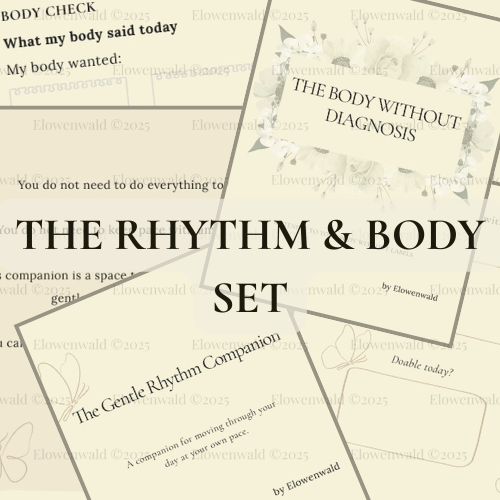 THE RHYTHM AND BODY SET Journaling Bundle A4