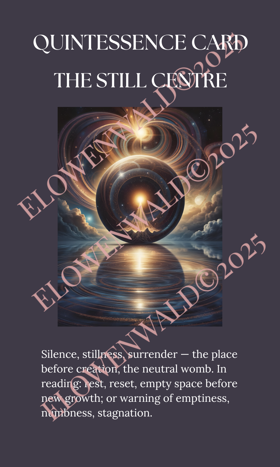 ELEMENTAL ORACLE DECK - Bridge size