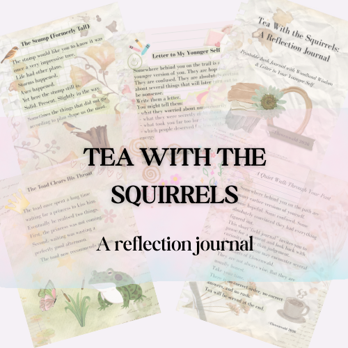 Tea With The Squirrels Editable Journal - A4