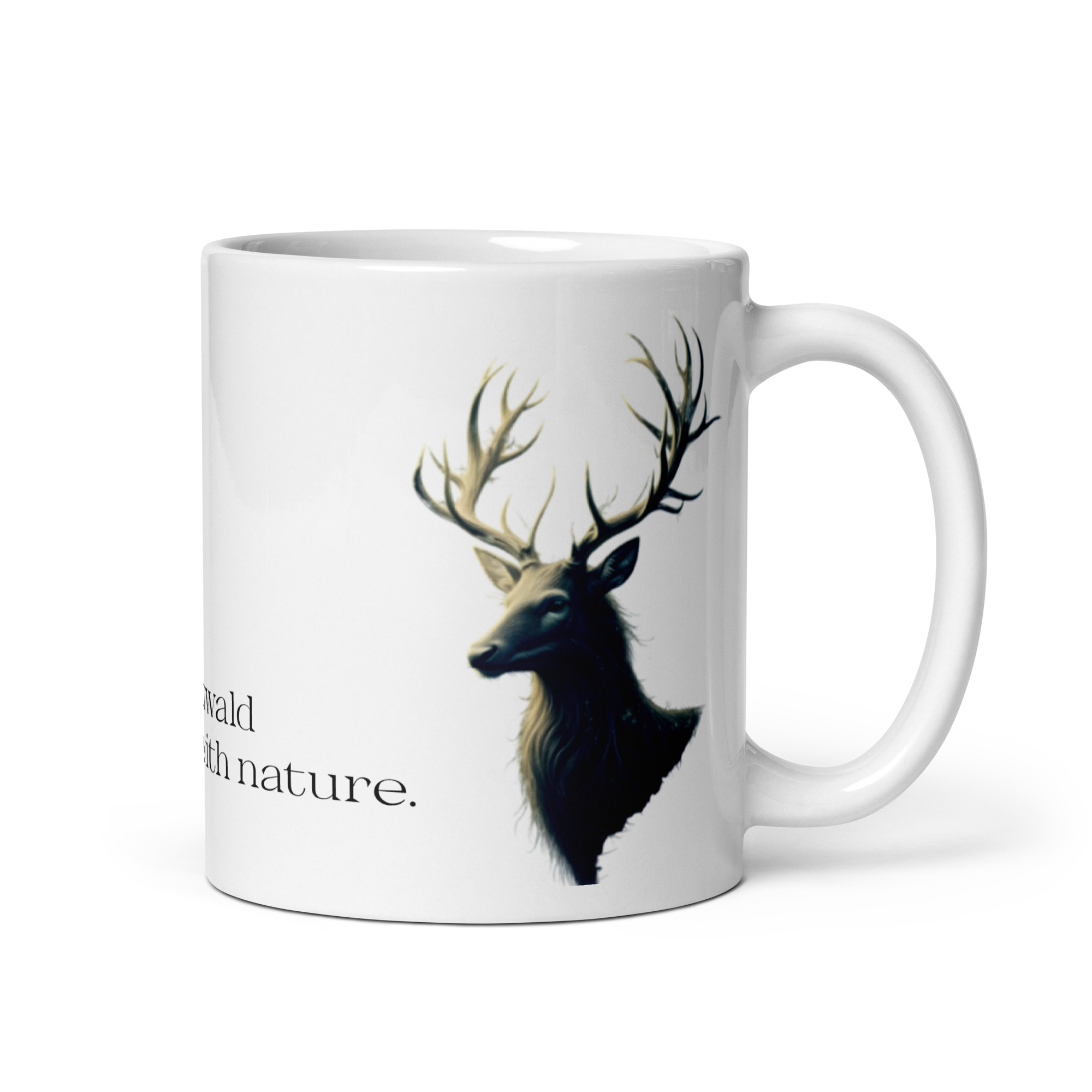 Stag In Rhythm with Nature Ceramic Mug