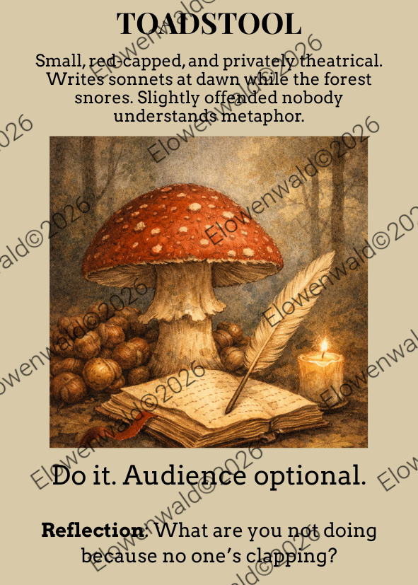 TEA WITH SQUIRRELS ORACLE DECK - Poker size