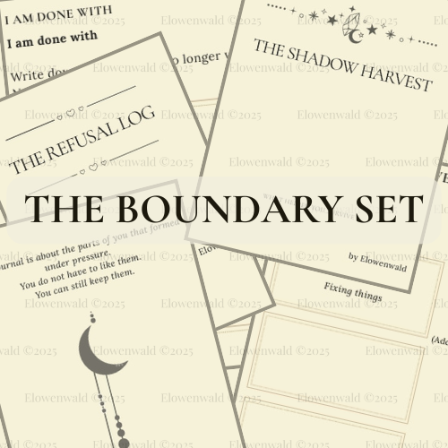 THE BOUNDARY SET Journaling Bundle A4