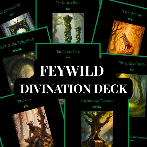 FEYWILD DIVINATION DECK - Bridge size