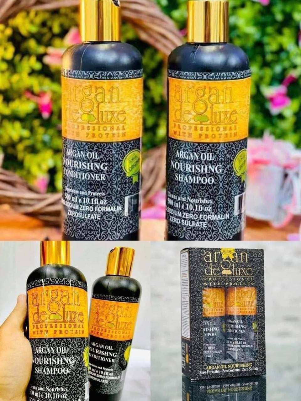 Argan De Luxe Nourishing Shampoo and Conditioner