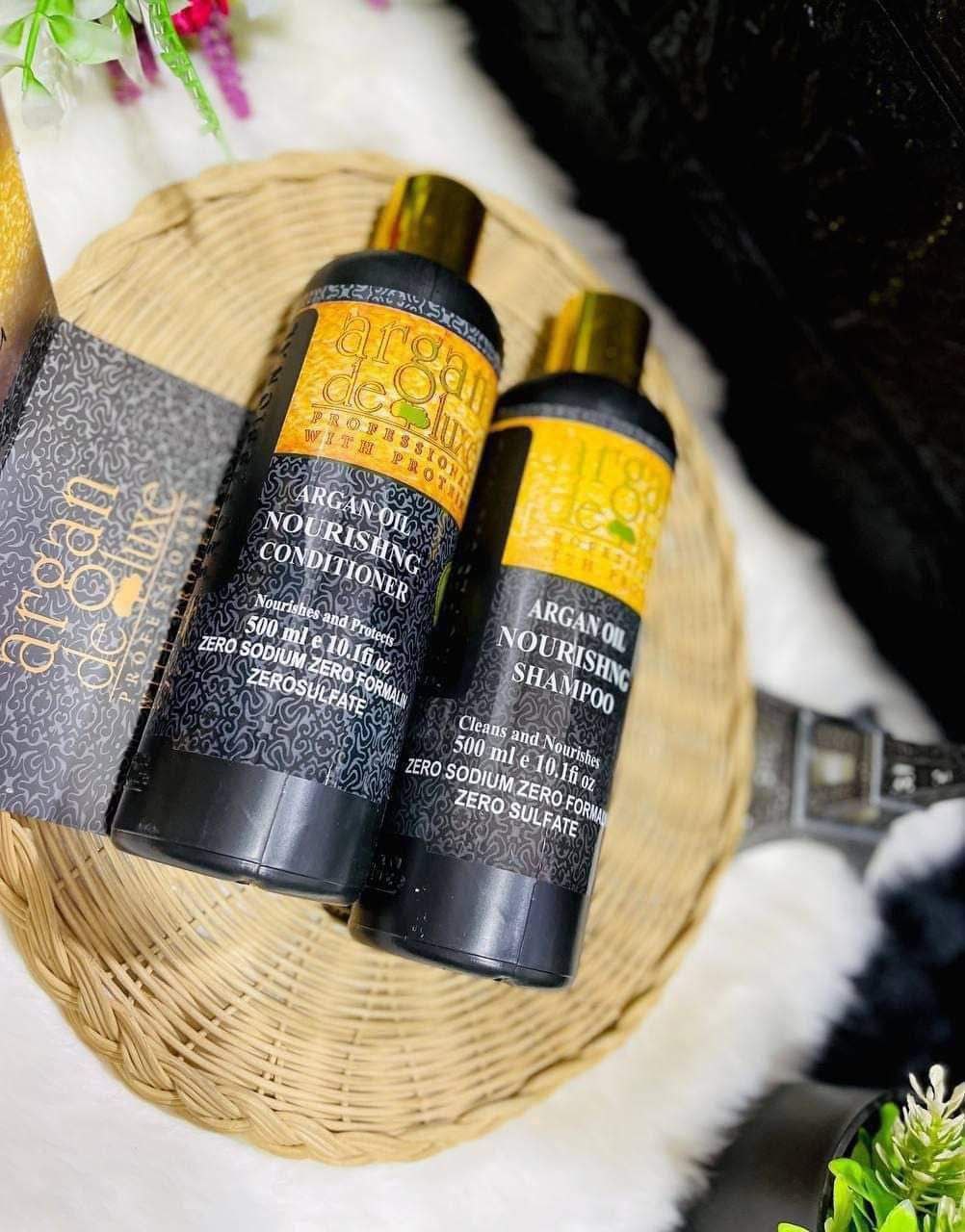 Argan De Luxe Nourishing Shampoo and Conditioner