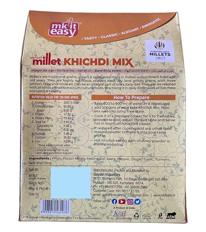MK IT EASY Instant Millet Khichdi Mix