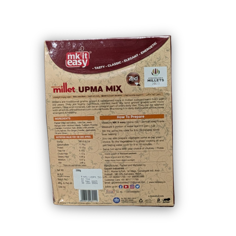 Instant Millet Upma Mix