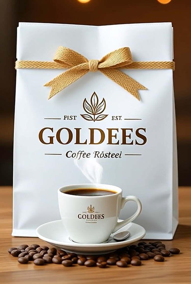 G O L D E E S  Kaffee in eigener Rösterei gefertigt