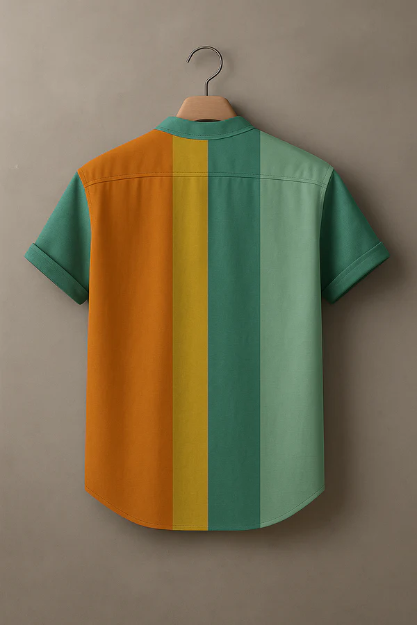 Cute Cat Print Casual 100% Cotton Shirt