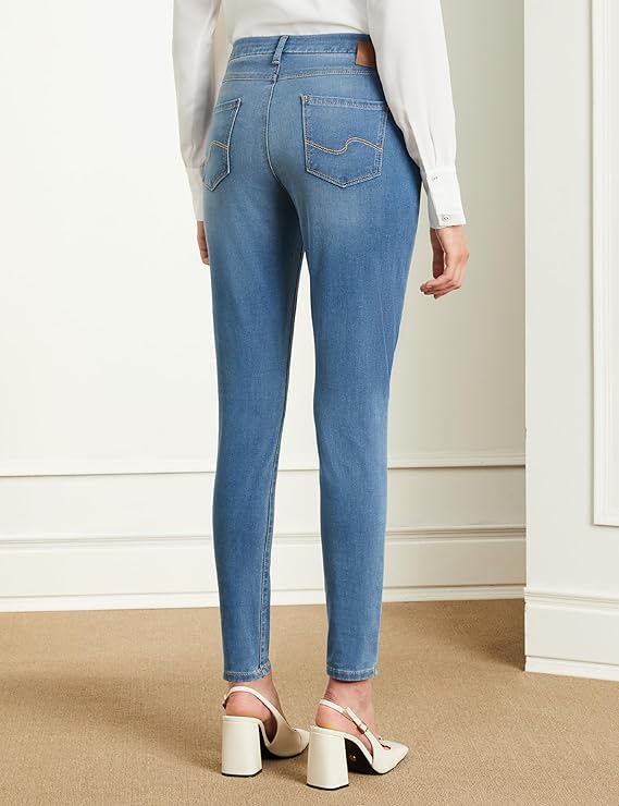 Symbol Premium Women's Skinny 4-Way Stretch Jeans (Mid Rise | Ankle Length | Desk-to-Dinner) (Available in Plus Sizes)