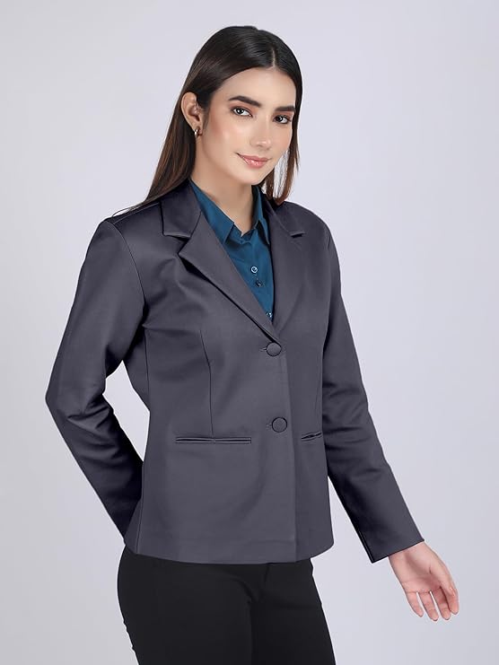 Blue Ronin Stylish Regular Fit Stylish Formal Blazer for Women's