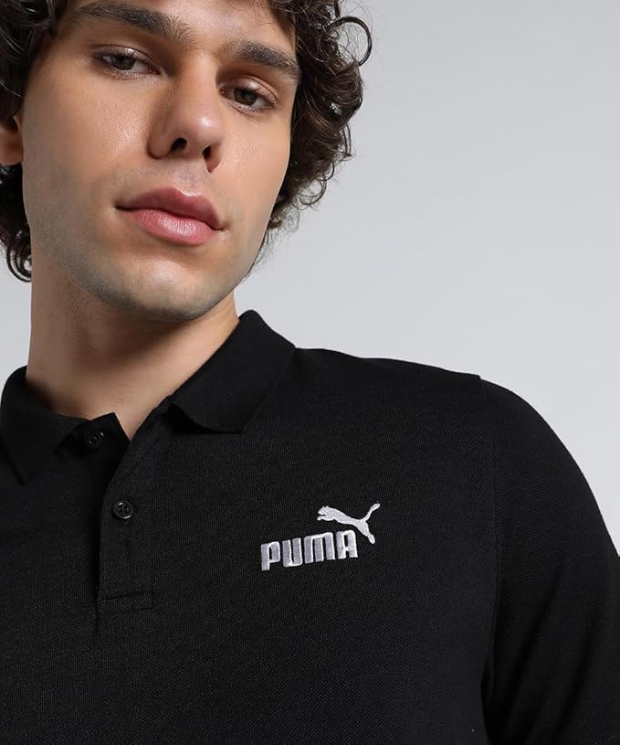 Puma Men Pure Cotton Solid Regular Fit T-Shirt