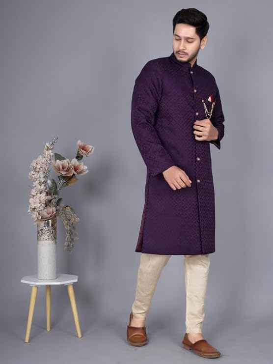 XEPON Mens Ethnic Wear Indo Western Set