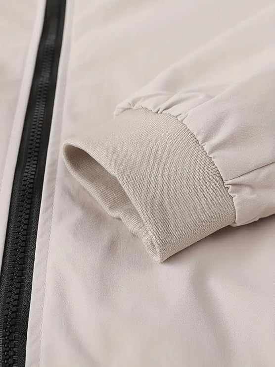 GLASGO Men's Casual Bomber Jacket ||Lightweight Zip-Up, Modern Fit, Versatile Winter Warm Stylish - Fall Outerwear || GJ-2-SOLID-$