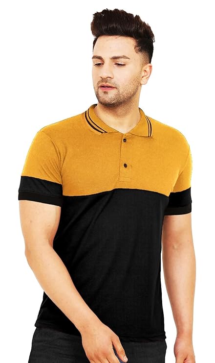 LEOTUDE Men's Matty Regular Fit Half Sleeve Polo T-Shirt Combo (Pack of 3)