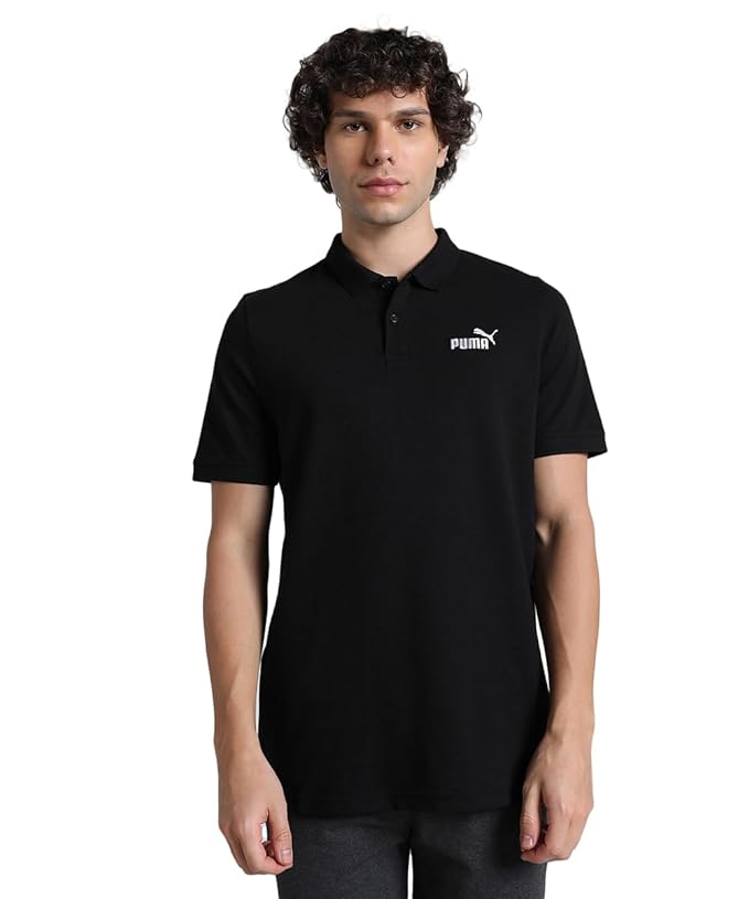 Puma Men Pure Cotton Solid Regular Fit T-Shirt