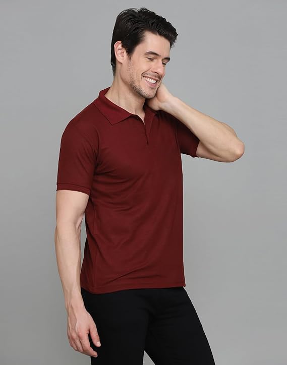 Peter England Men's Cotton Regular Fit T-Shirt
