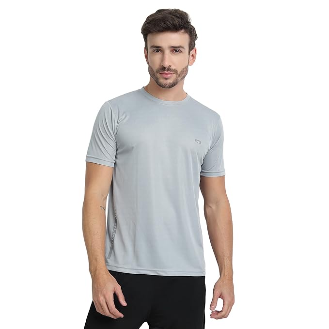 FTX Men's Solid Regular Fit T-Shirt