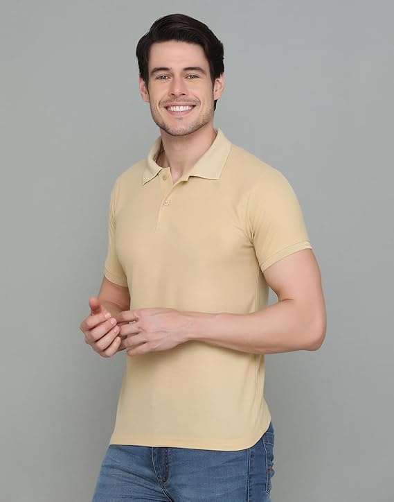 Peter England Men's Cotton Regular Fit T-Shirt