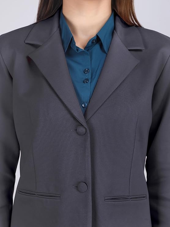 Blue Ronin Stylish Regular Fit Stylish Formal Blazer for Women's