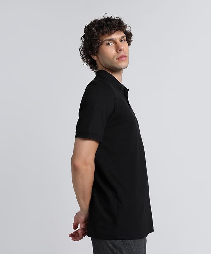 Puma Men Pure Cotton Solid Regular Fit T-Shirt