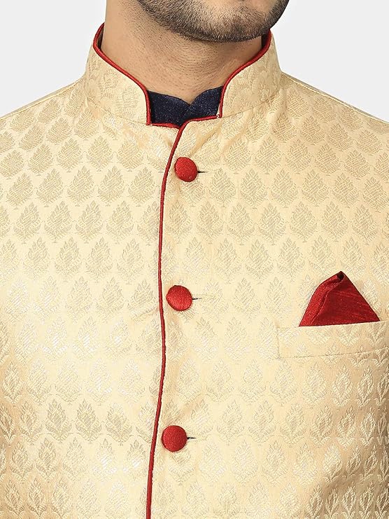 UnM Men Silk Blend Classic Kurta Set