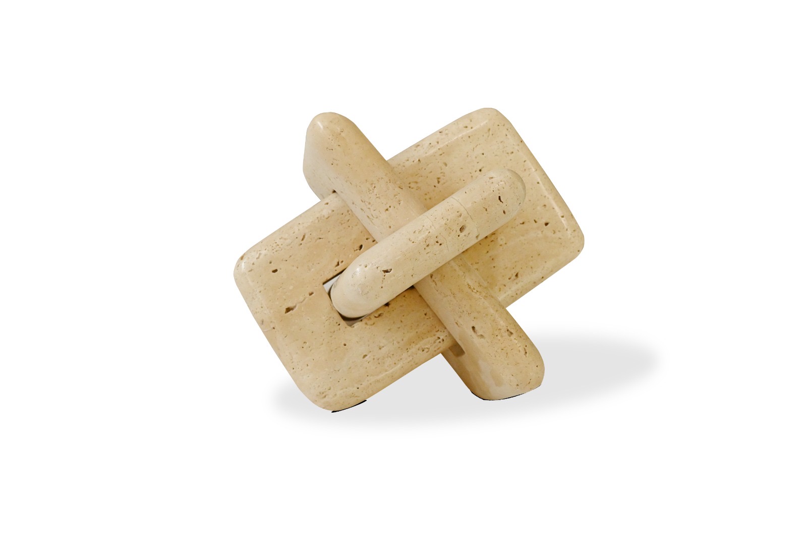 Travertine Knot Sculpture