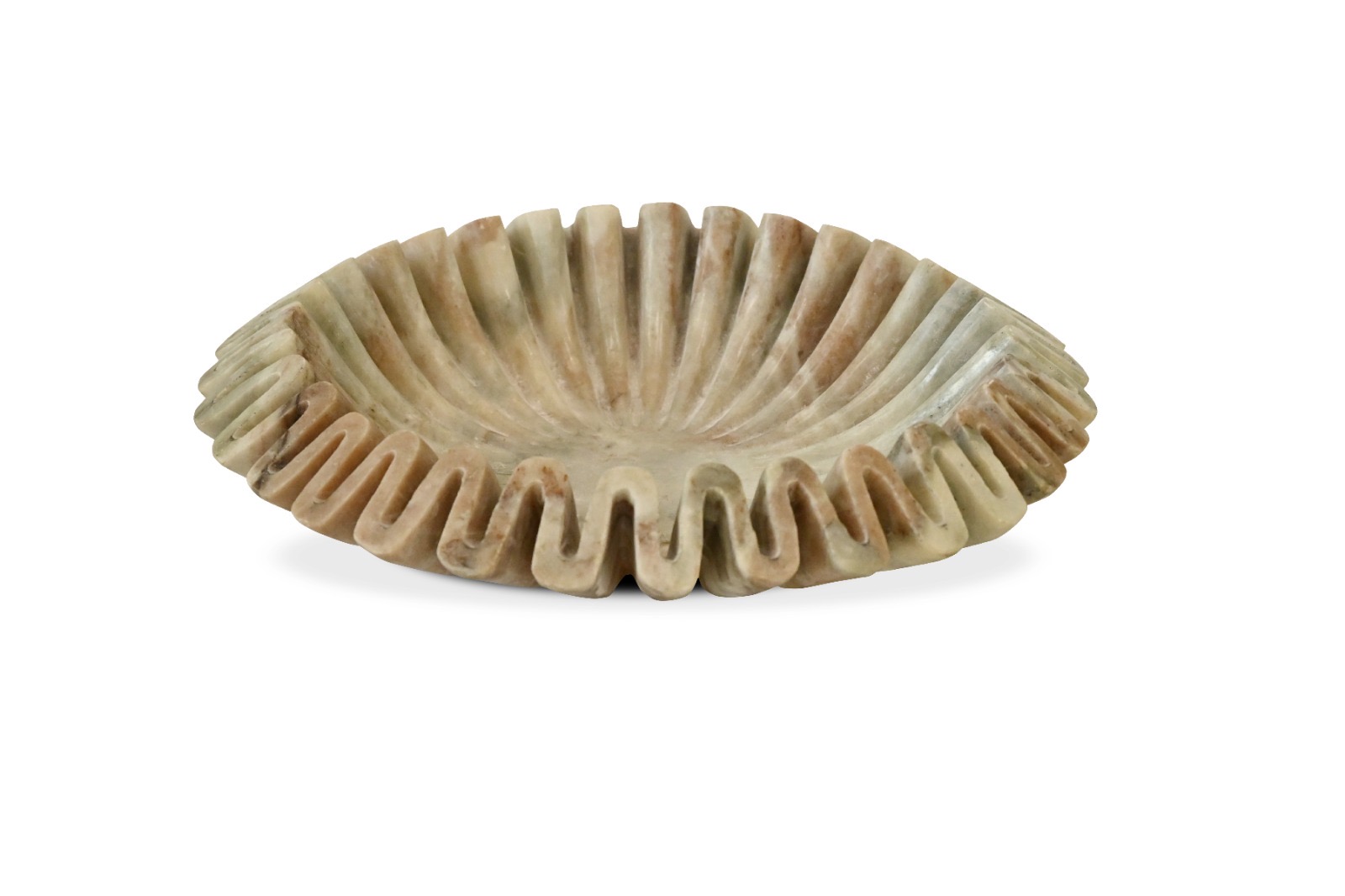 Handcrafted Ceramic Ruffle Bowl
