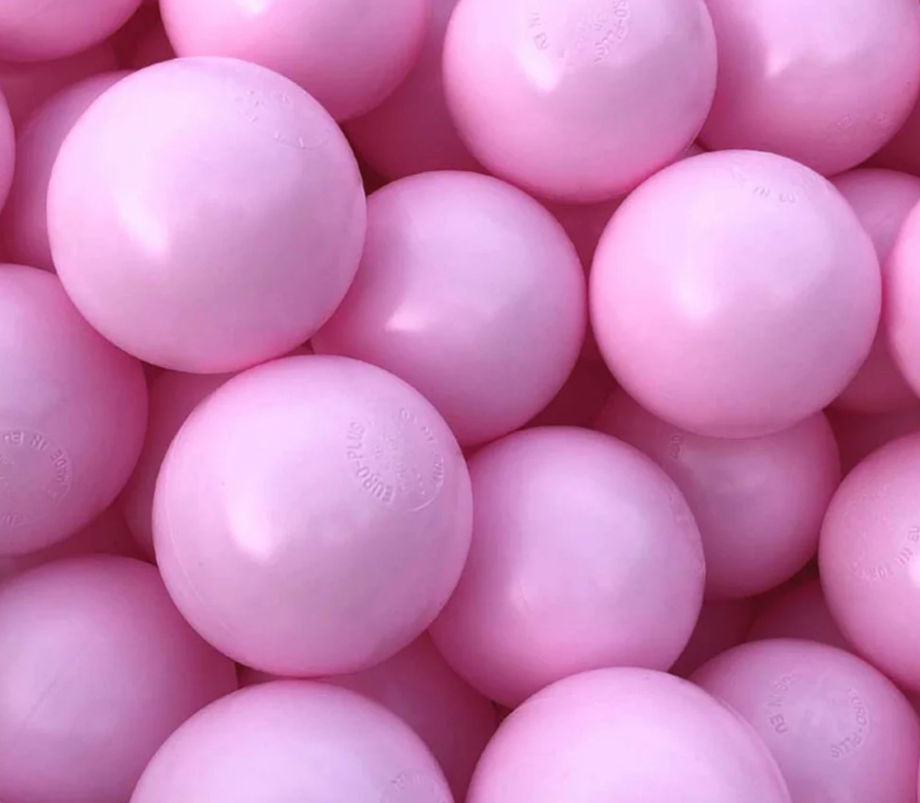 Light pink balls